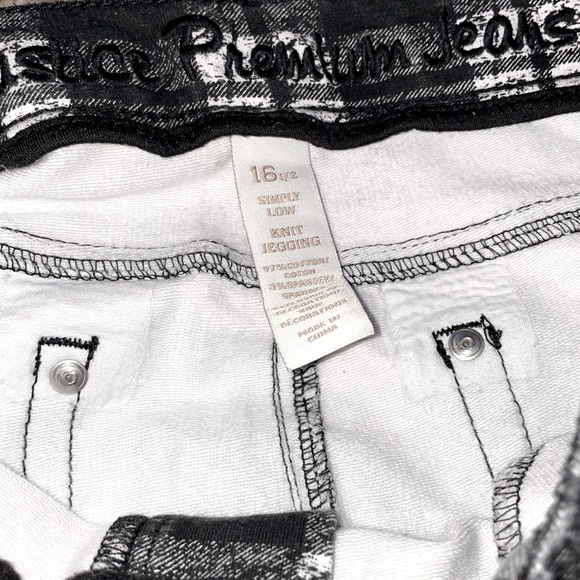 checkered jean like pants - Picture 3 of 3